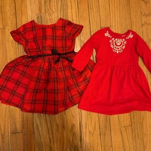 Two Carters Holiday Dresses